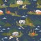 Campfire Stories in Night (hpc-64606) | Happy Camper | Maureen Cracknell | Art Gallery